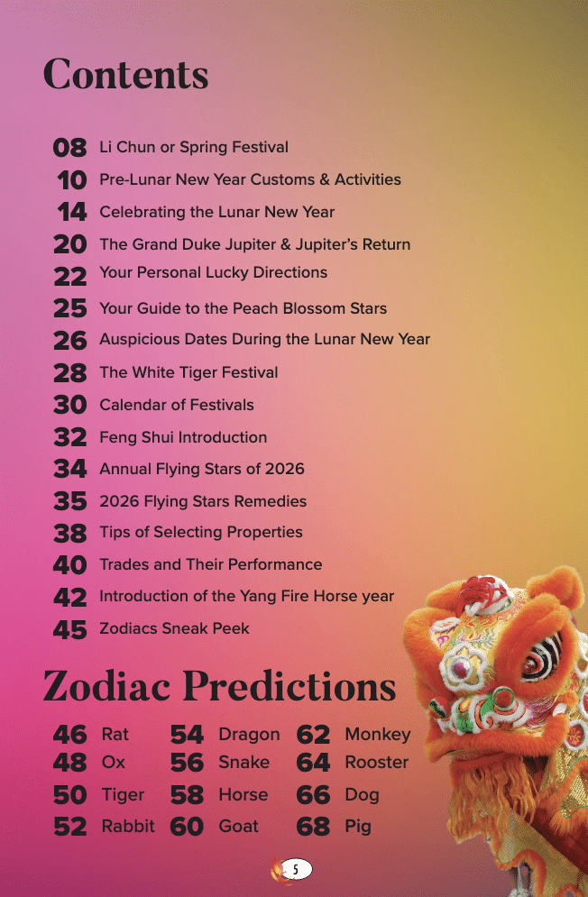 Master Clarice Chan’s Guide to 2026 -The Yang Fire Horse Year
